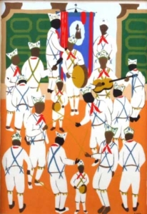 Banda de música - gravura - 1960 - 43 x 32 cm